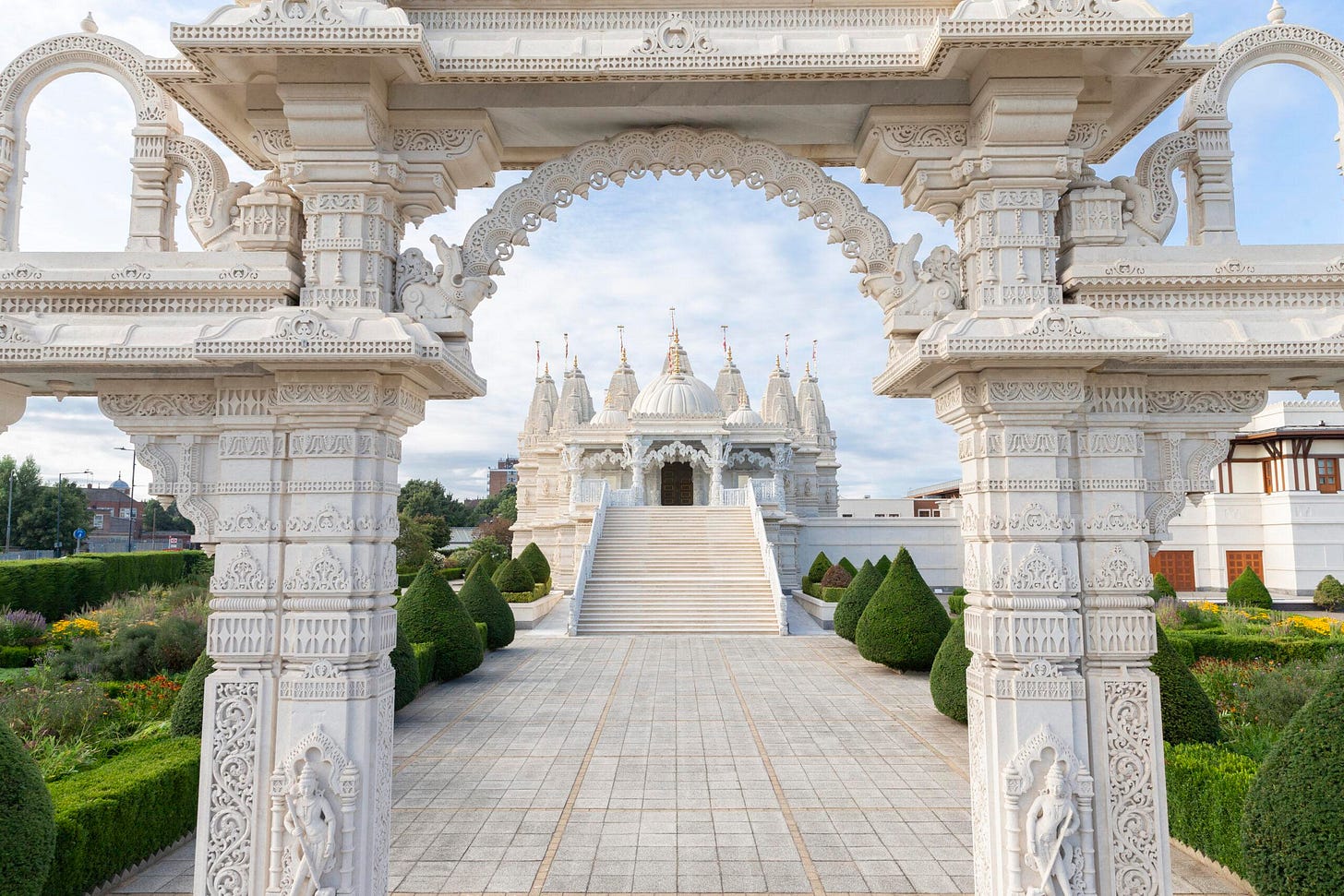Courtesy of BAPS Shri Swaminarayan Mandir, London. Courtesy of BAPS Shri Swaminarayan Mandir, London.
