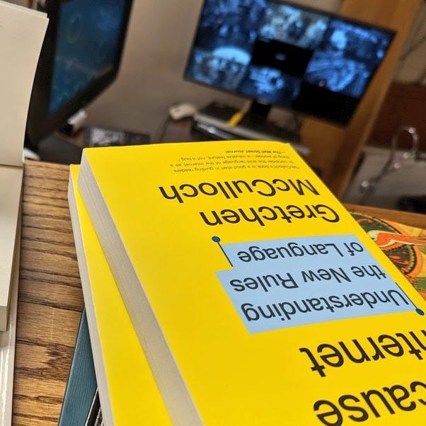 Two closed copies of Because Internet (just signed!) 