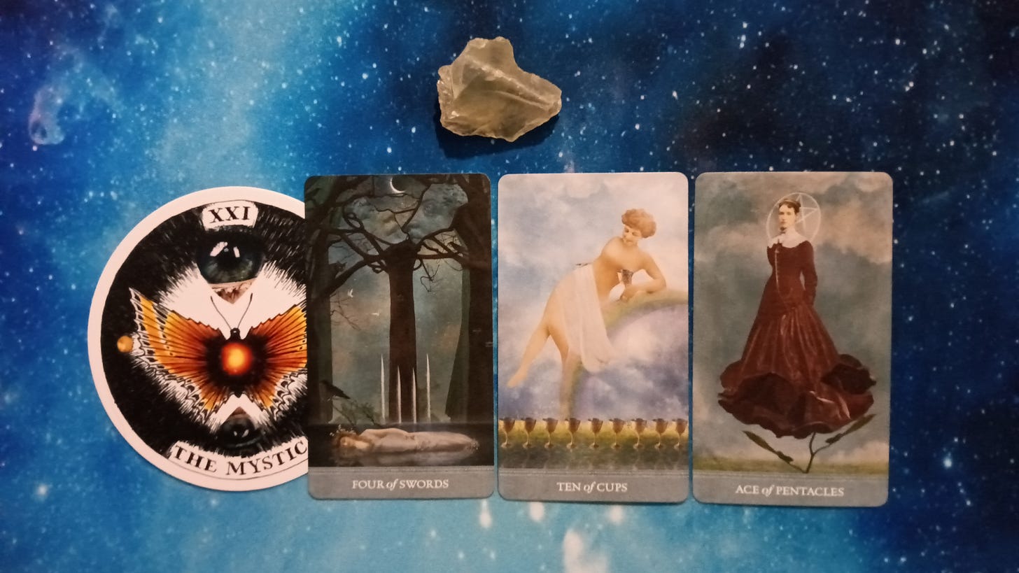 Full Moon Pick-a-Card Tarot Reading for April 2025, Pile 2, Citrine, all cards Full Moon Pick-a-Card Tarot Reading for April 2025, Pile 2, Citrine, all cards