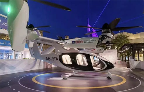 Dubai air taxi image
