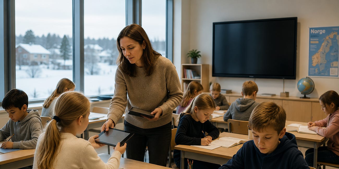  A Noruega desligou a IA nas salas de aula. E os resultados vão nos forçar a pensar