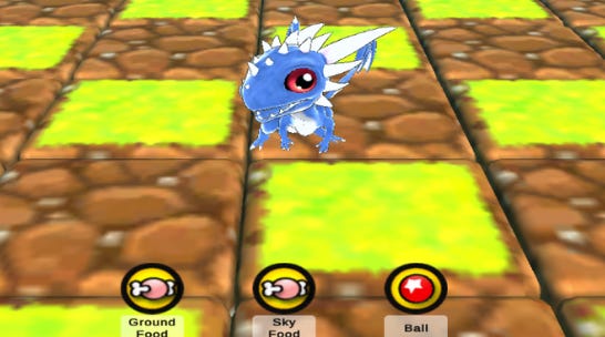 screenshot of a creature from the new Bandai Namco blockchain game