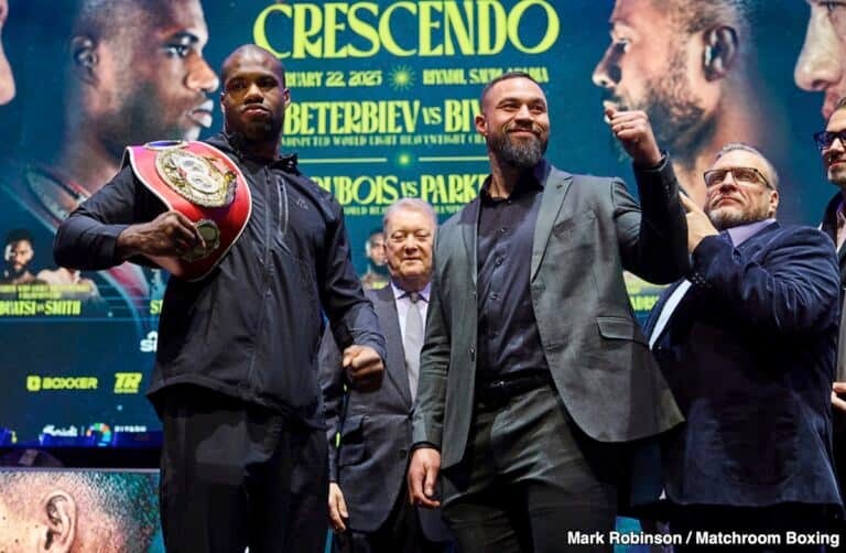 Image: "Too Much, Too Strong, Too Fast" - Dubois Promises to Overwhelm Parker