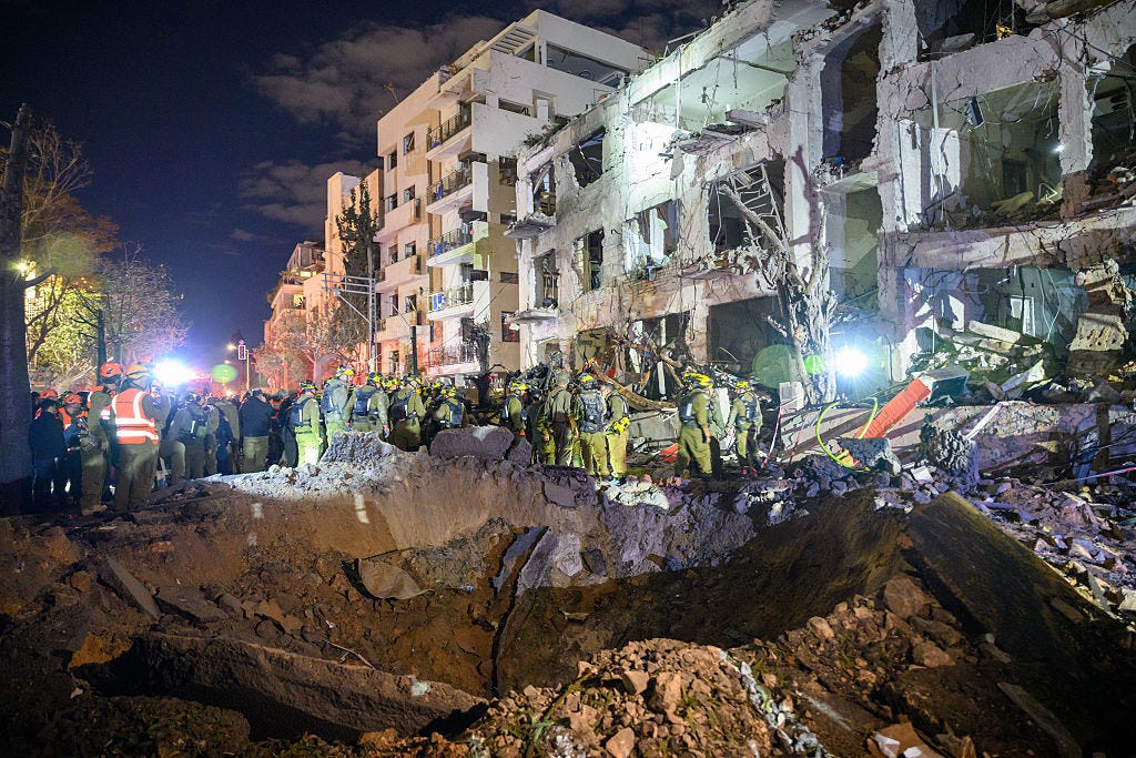 TIMELINE Missile Fire Follows Israeli Strikes on Iran; Over 100 Injured in  Israel