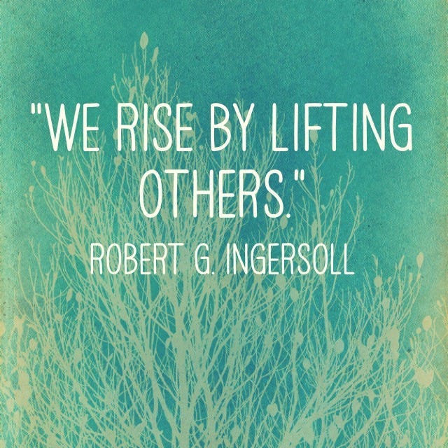 The Power of Lifting Others. “We rise by lifting others.” This… | by Fayaz King | Medium The Power of Lifting Others. “We rise by lifting others.” This… | by Fayaz King | Medium
