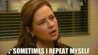 YARN | ♪ sometimes I repeat myself | The Office (2005) - S09E16 Moving On |  Video clips by quotes | ccb4c0f1 | 紗