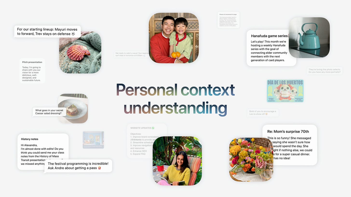 Apple Intelligence marketing slide