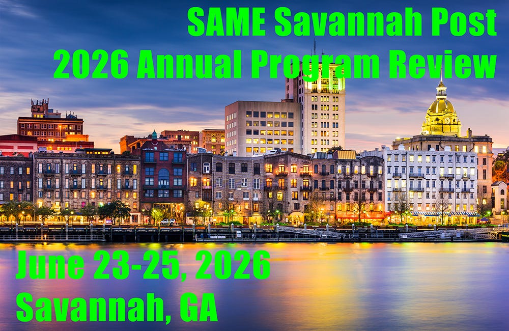 SAME Savannah Post 2026 Annual Program Review
