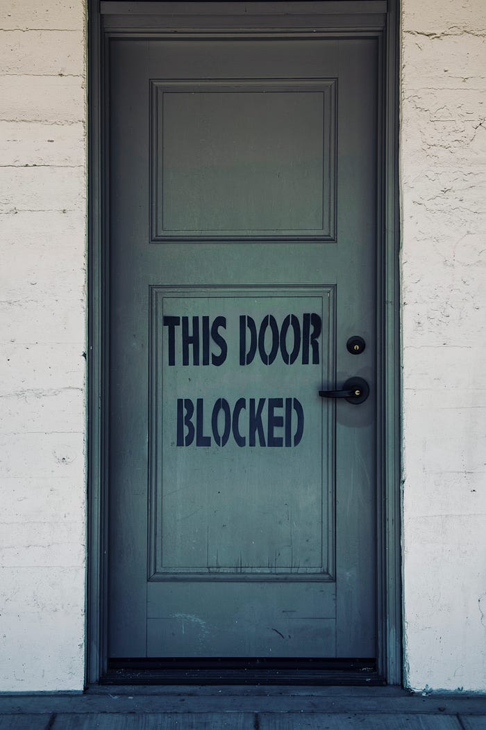 Everyone feels blocked sometimes