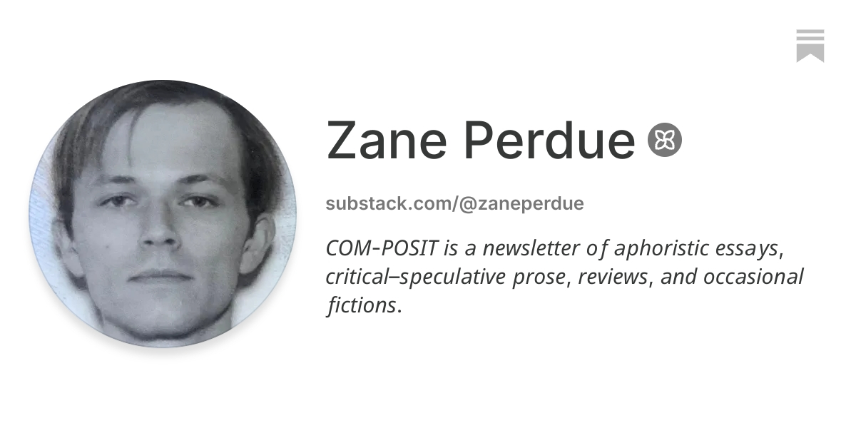 Zane Perdue | Substack