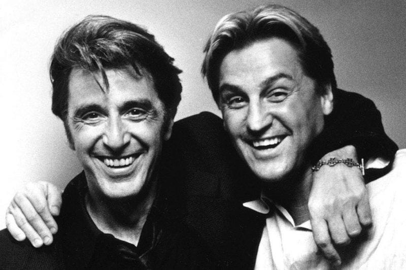 jerry trimble with al pacino jerry trimble with al pacino