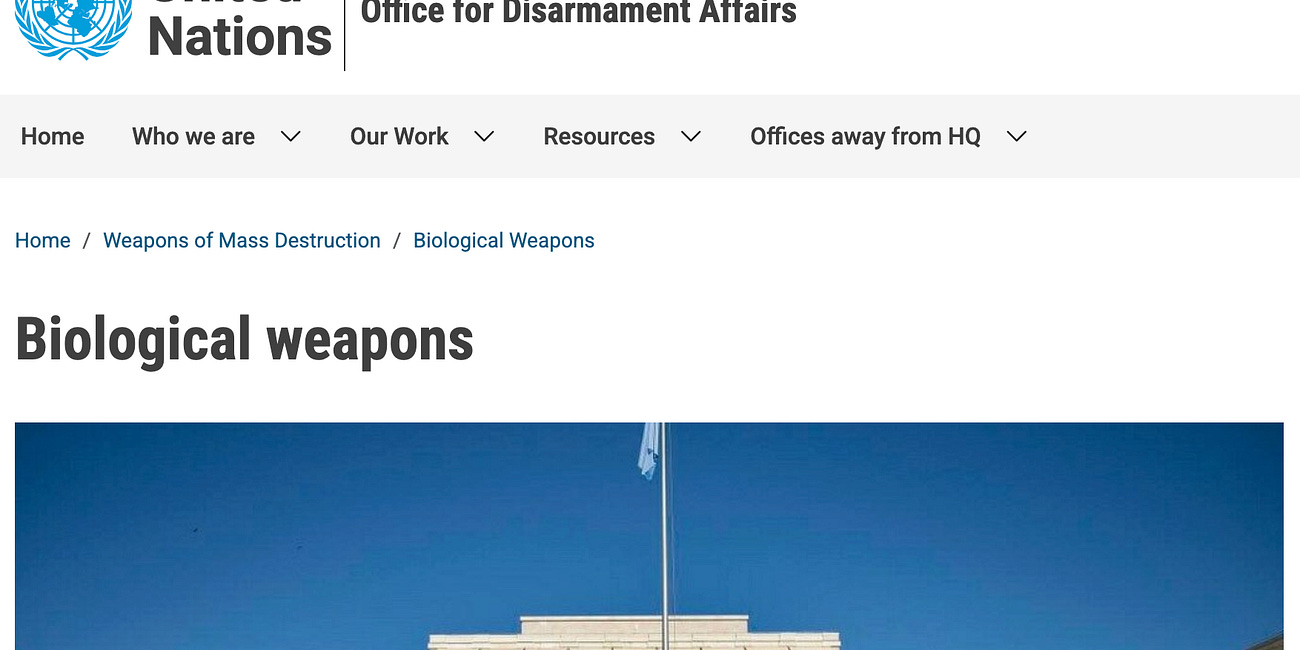 Biological Weapons Convention: Challenges, Limitations, Opportunities, and Approaches