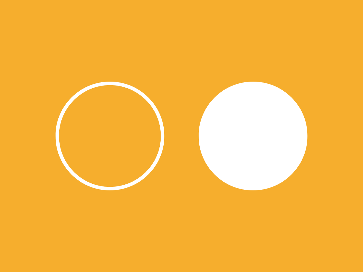 yellow background with two white circles in the middle yellow background with two white circles in the middle