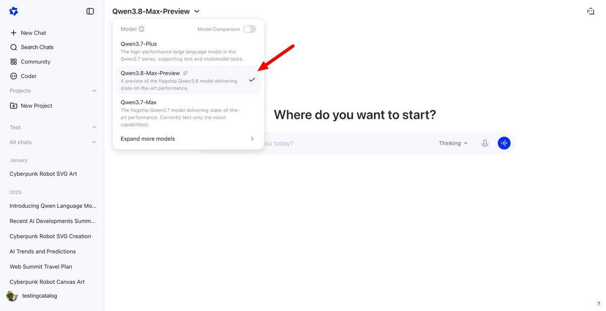 Qwen3.8-Max-Preview ist live Qwen3.8-Max-Preview ist live