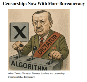 "Erdogan Tweet" Political Cartoon