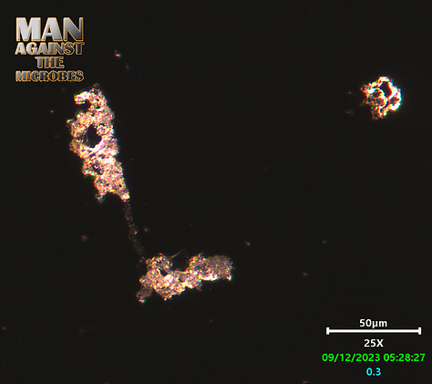 Various crystalline form structures, sometimes dots, sometimes gels, and able to morph into more..