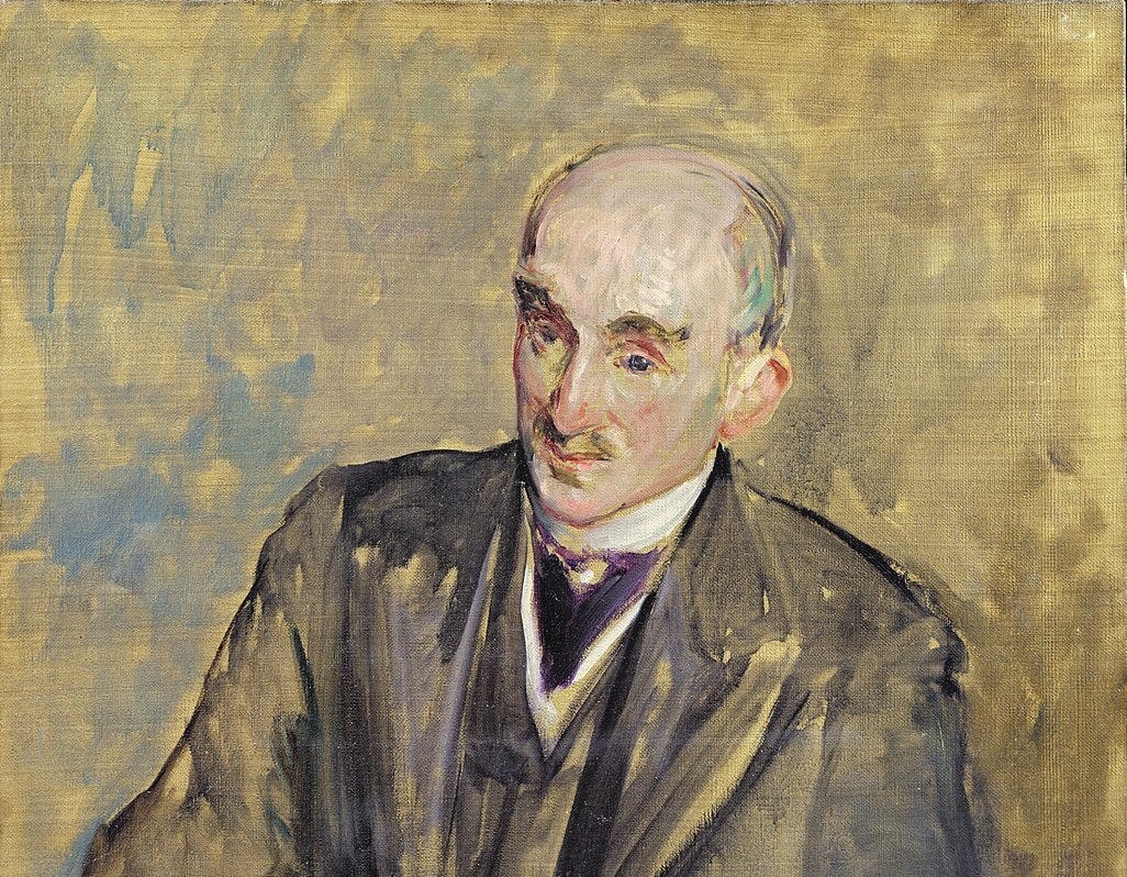 Study for a portrait of Henri Bergson, 1911 by Jacques-Emile Blanche