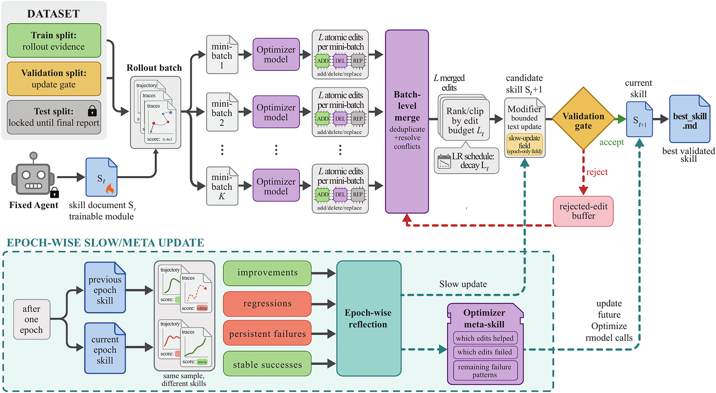 SkillOpt | Executive Strategy for Self-Evolving Agent Skills