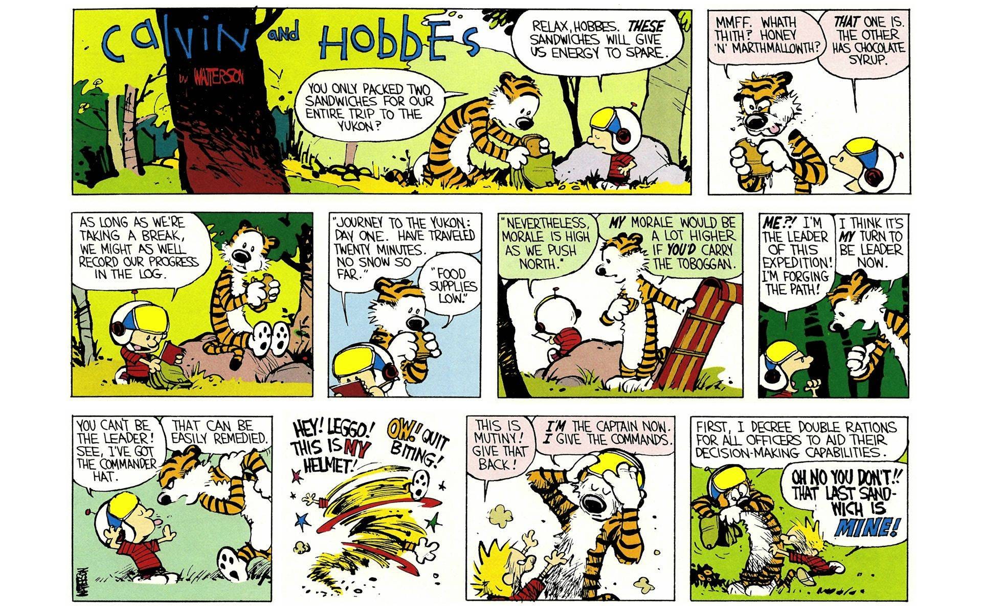 Yukon Ho!: A Calvin and Hobbes Collection | Slings & Arrows