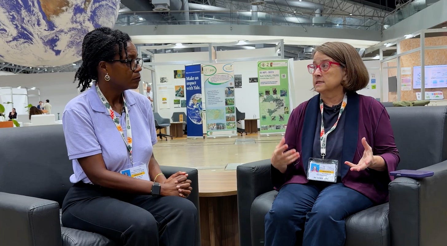 Regina Banks, Lutheran Office of Public Policy CA, ELCA and Bee Moorhead, Texas Impact Executive Director discuss the latest guidance from climate scientists at COP30 in Belém, Brasil.