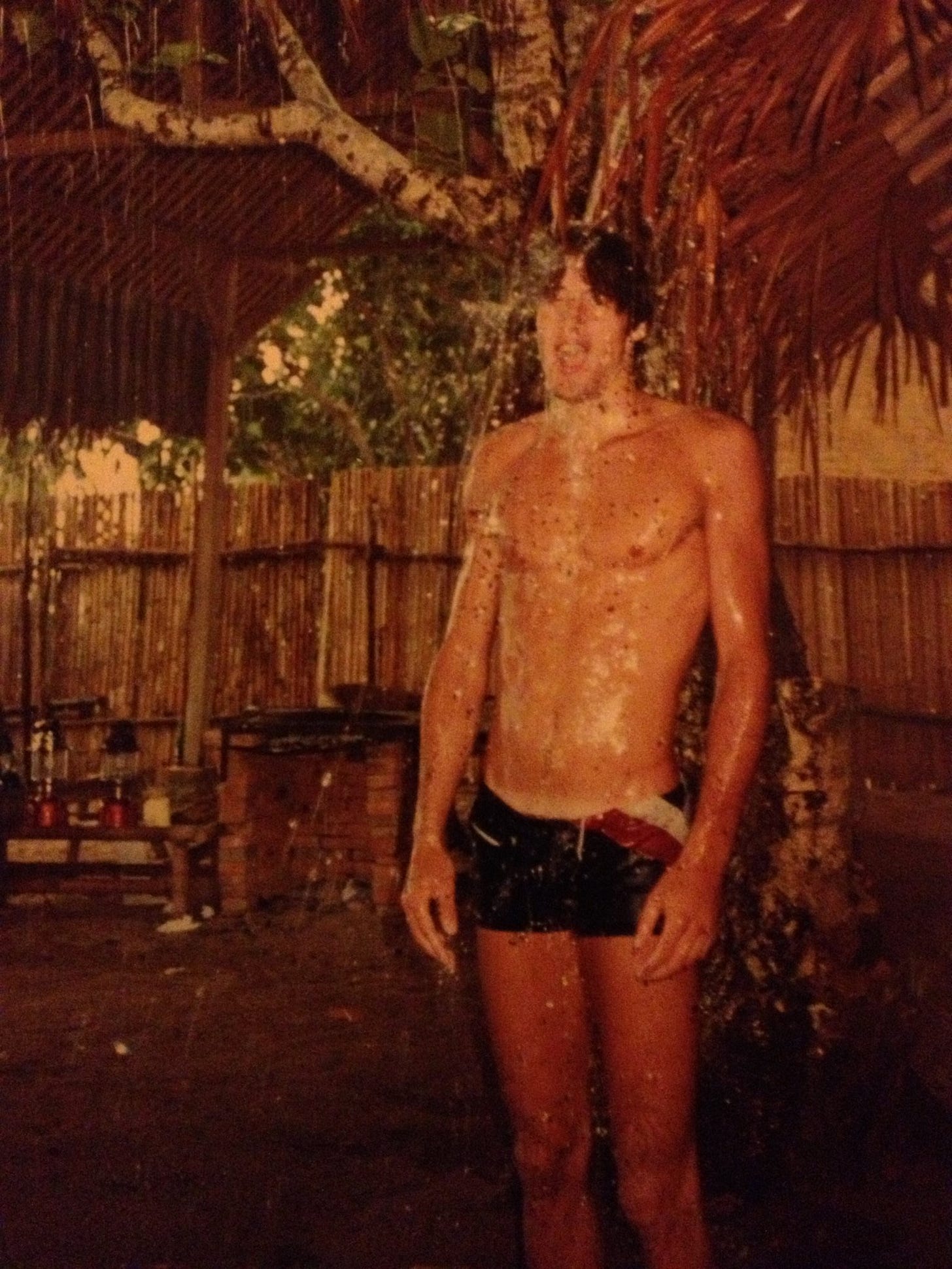 Vintage photo of Nigel as a teenager in Bali during the 1970s. Vintage photo of Nigel as a teenager in Bali during the 1970s.