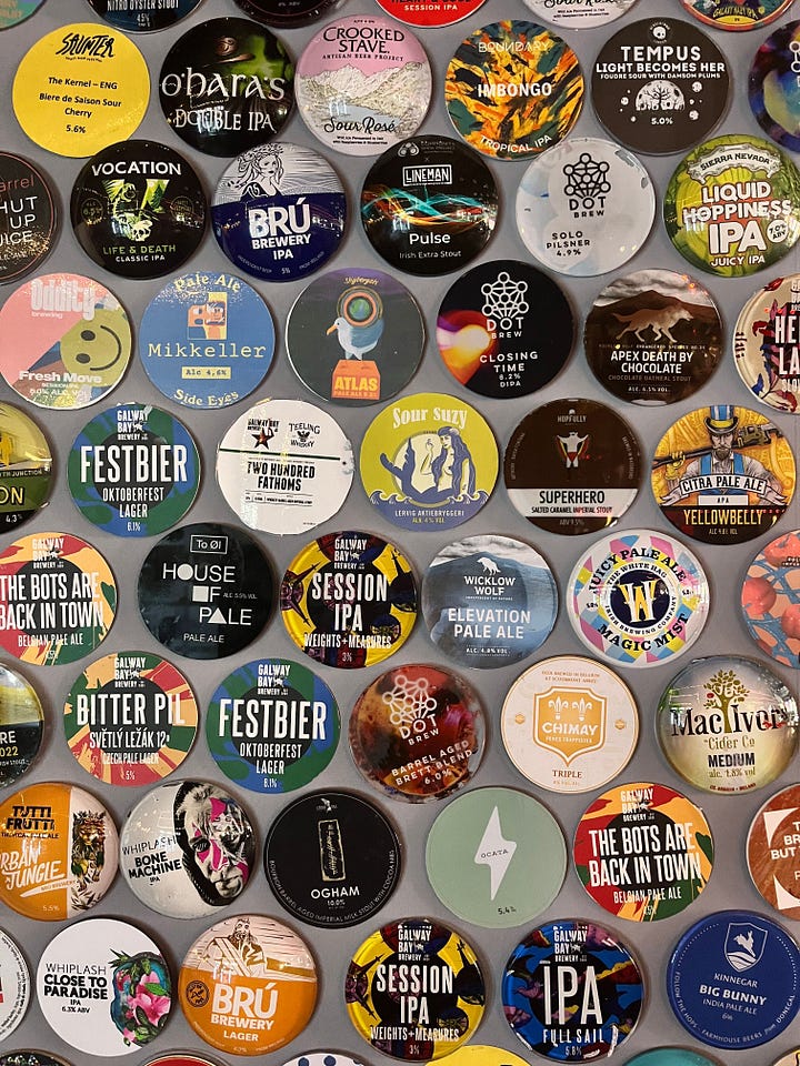 A mix of 'after and before' images from the pub