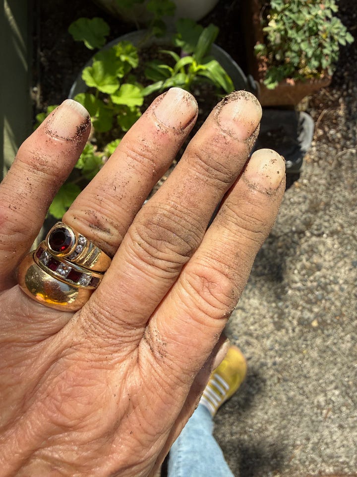 dirty hands