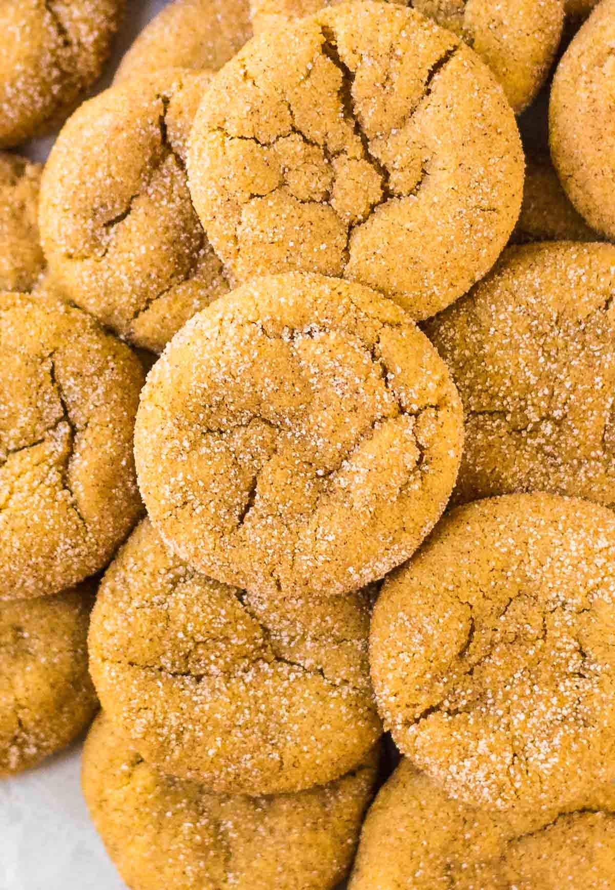 Pumpkin Snickerdoodles. Buttery soft, chewy, and DELICIOUS! The perfect pumpkin cookie recipe. @wellplated