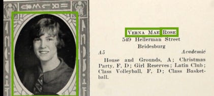 A close-up of a school yearbook

Description automatically generated