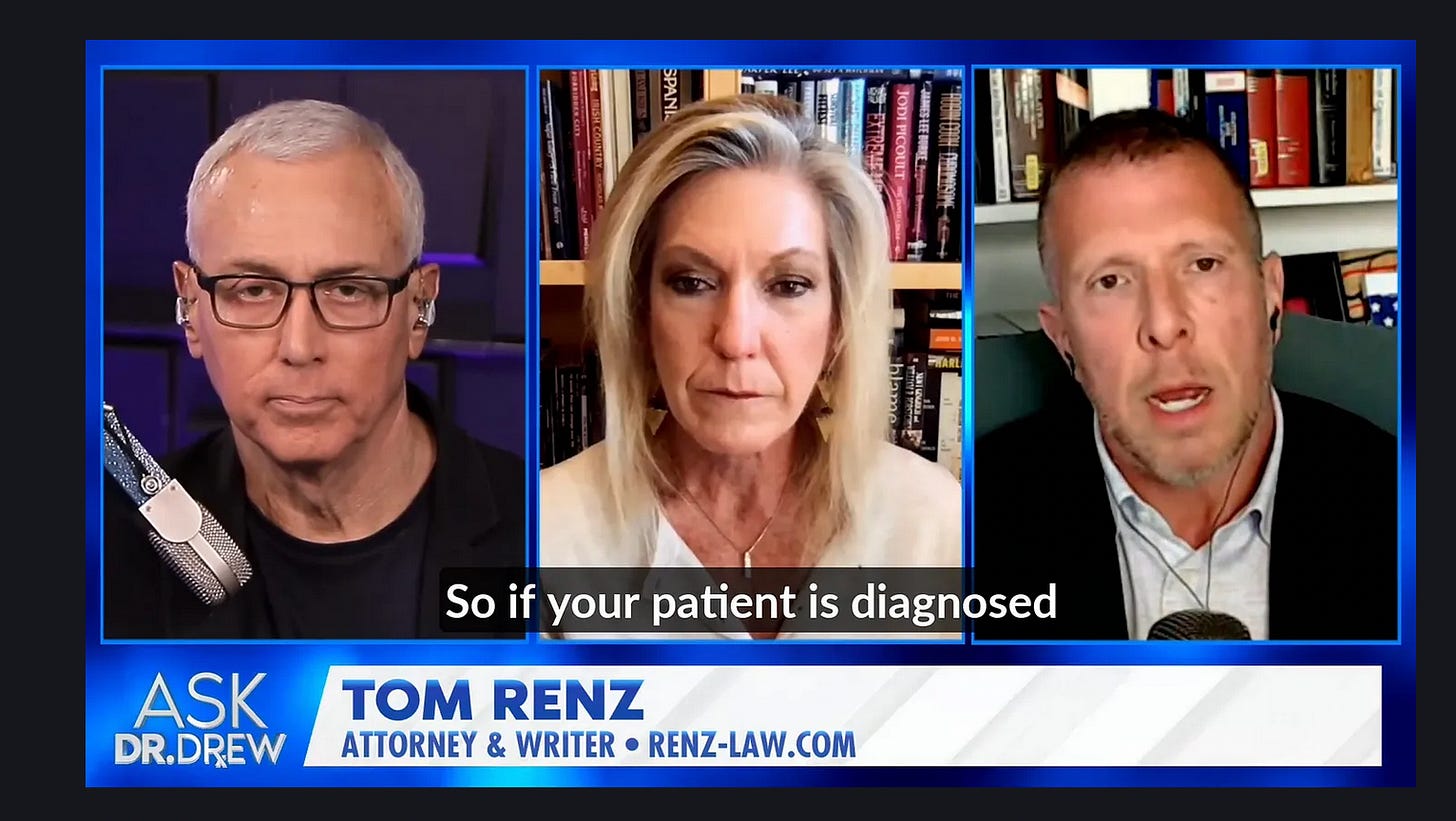 The Unlimited Hangout Remdesivir Murder Mystery: Keep Tracking Up the Chain, Dr. Drew, Daily Clout, and Tom Renz