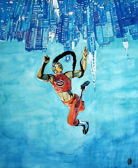 Paintings of Bianca Belair