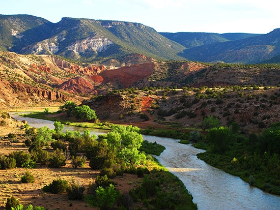 Rio Chama Overlook Near Abiquiu Photo of Rio Chama