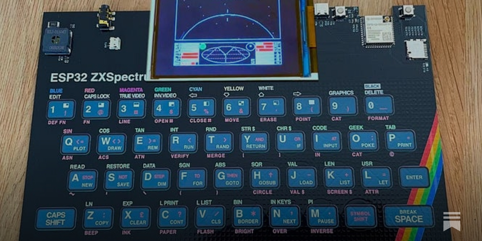 ESP32-S3 ZX Spectrum - by Chris Greening - atomic14