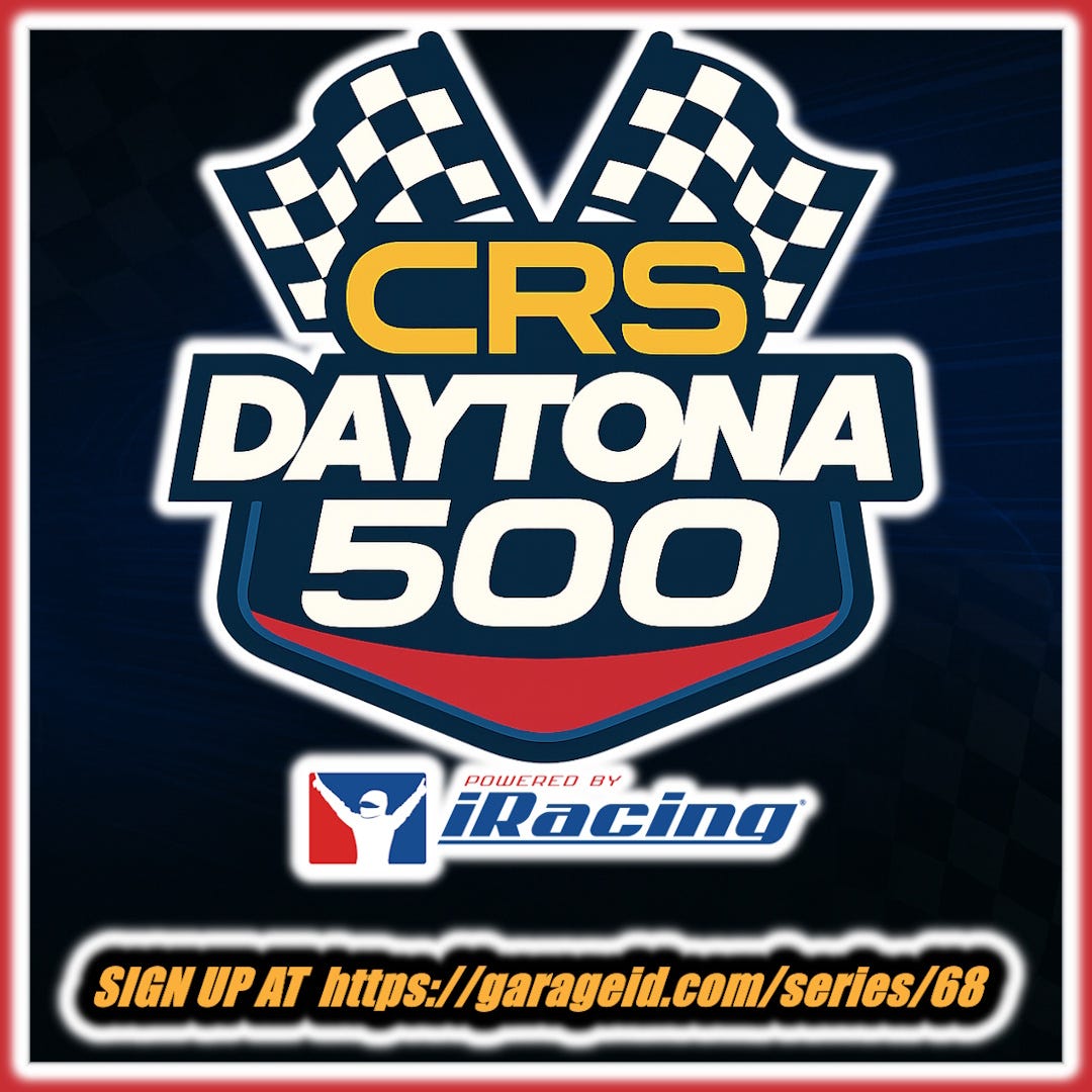 CRS x Summit Racing x DriveSmart x iRacing! — CRS