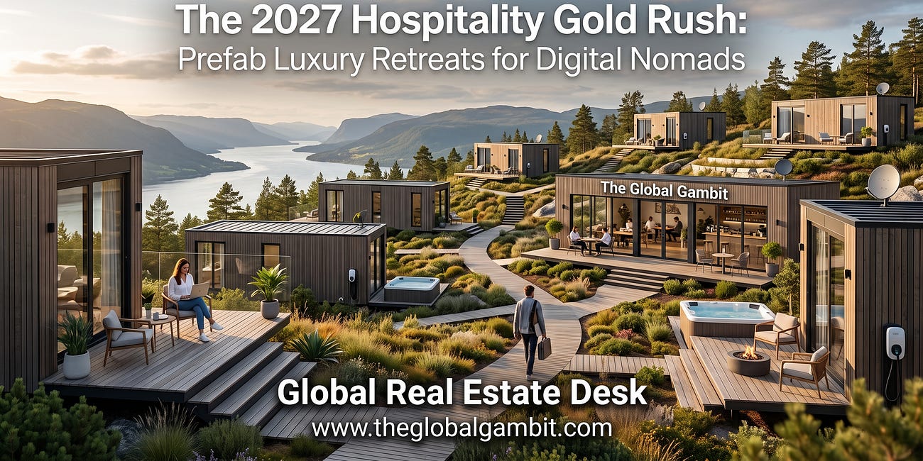 The 2027 Hospitality Gold Rush: Prefab Luxury Retreats for Digital Nomads