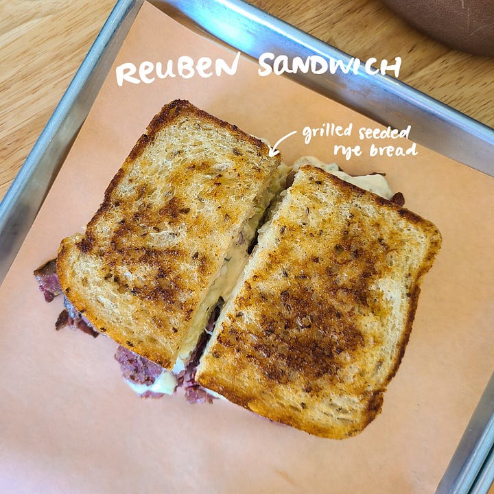 Clark's Snack Bar Reuben Sandwich