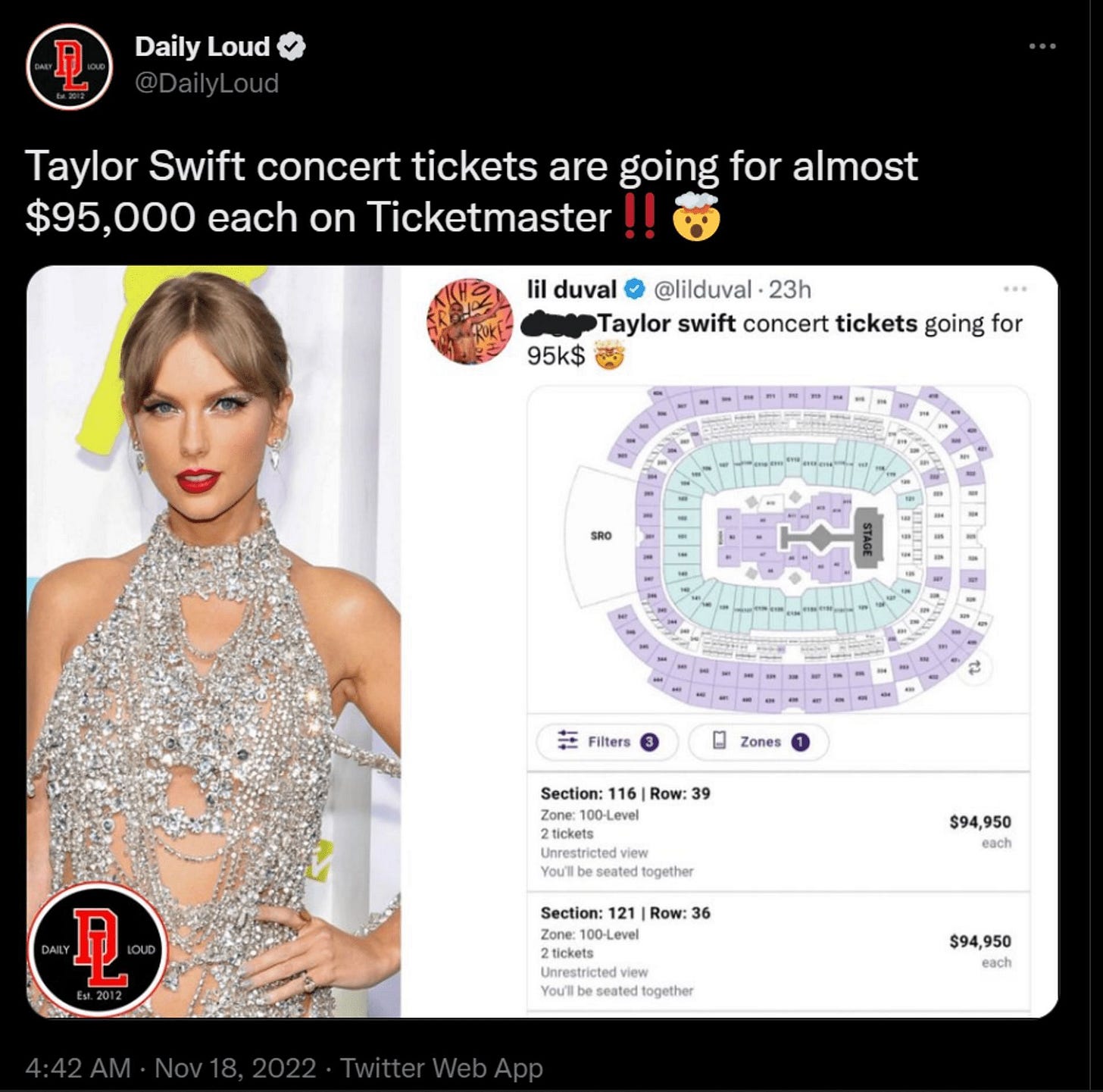 Why are Taylor Swift tickets so expensive? Resale prices amid Ticketmaster  fiasco trigger hilarious memes online