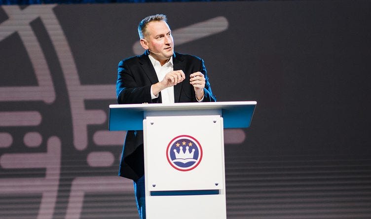 Sam Alberry, Anglican Priest preaching at Southern Baptist ERLC Conference