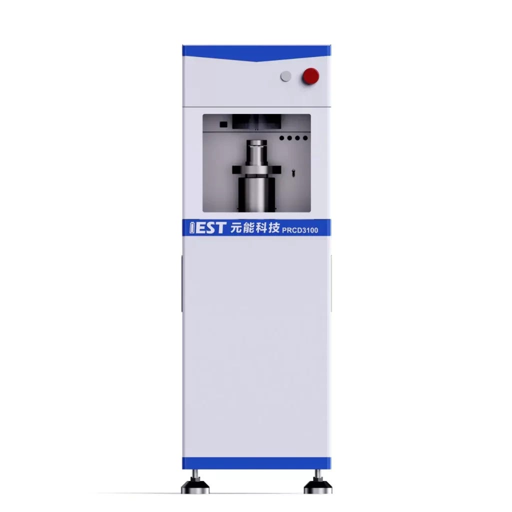 IEST PRCD3100 Powder Resistivity and Compaction Density Measurement System — battery powder compaction tooling for cathode and anode powder testing; measures compaction density, resistivity, and compression behavior from 10 to 350 MPa
