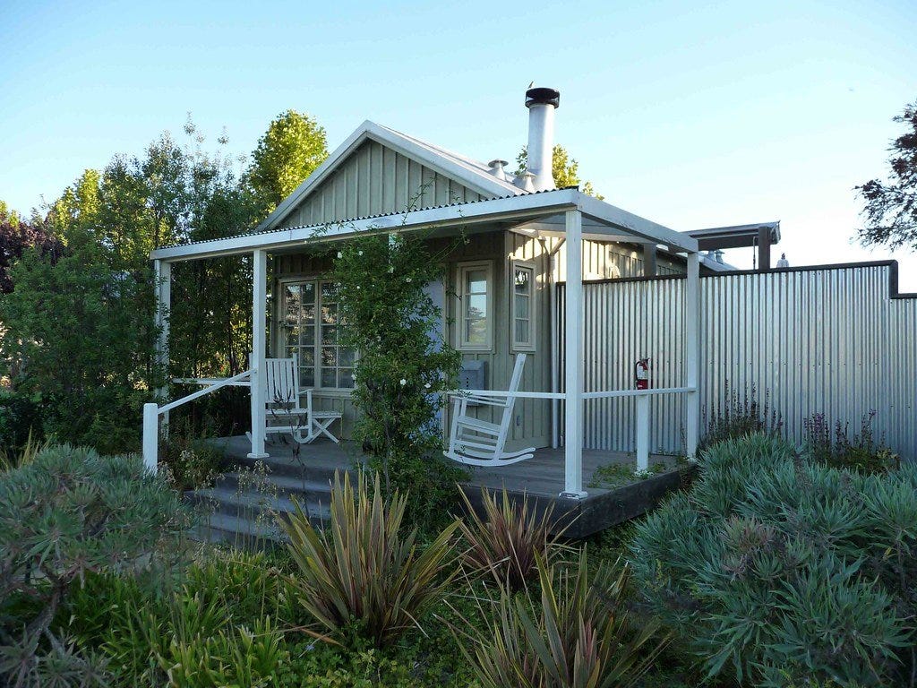 A freestanding cottage at Carneros Resort and Spa, Napa, California