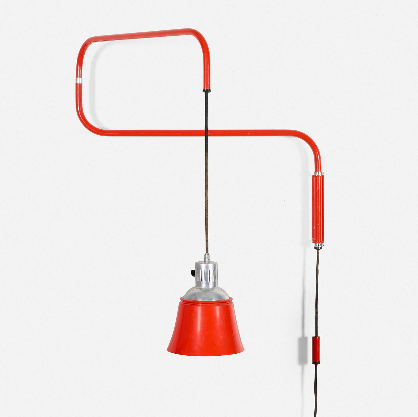 Heinrich-Siegfried Bormann, Swivel-arm wall lamp, model 830