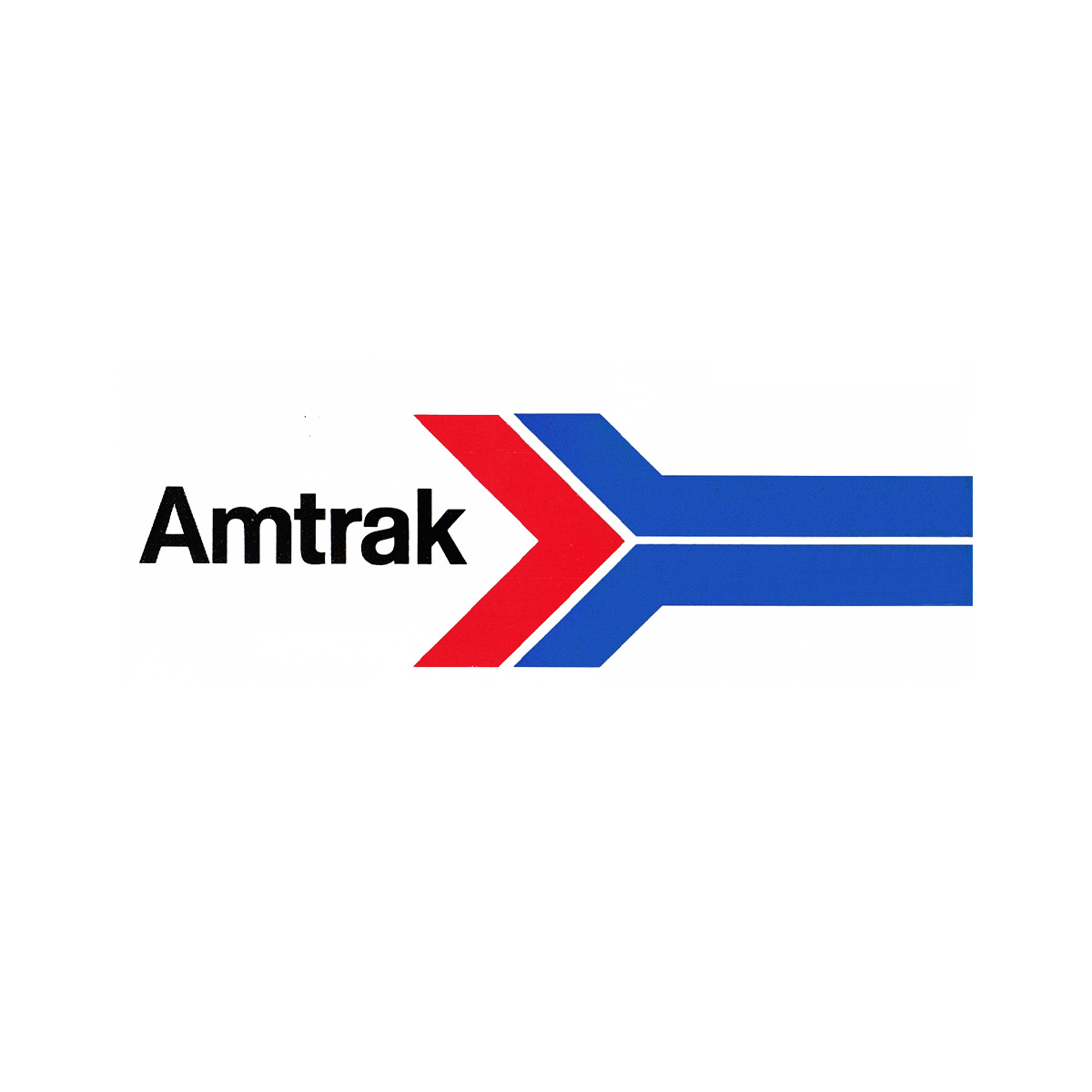 Lippincott & Margulies' 1971 logo for Amtrak