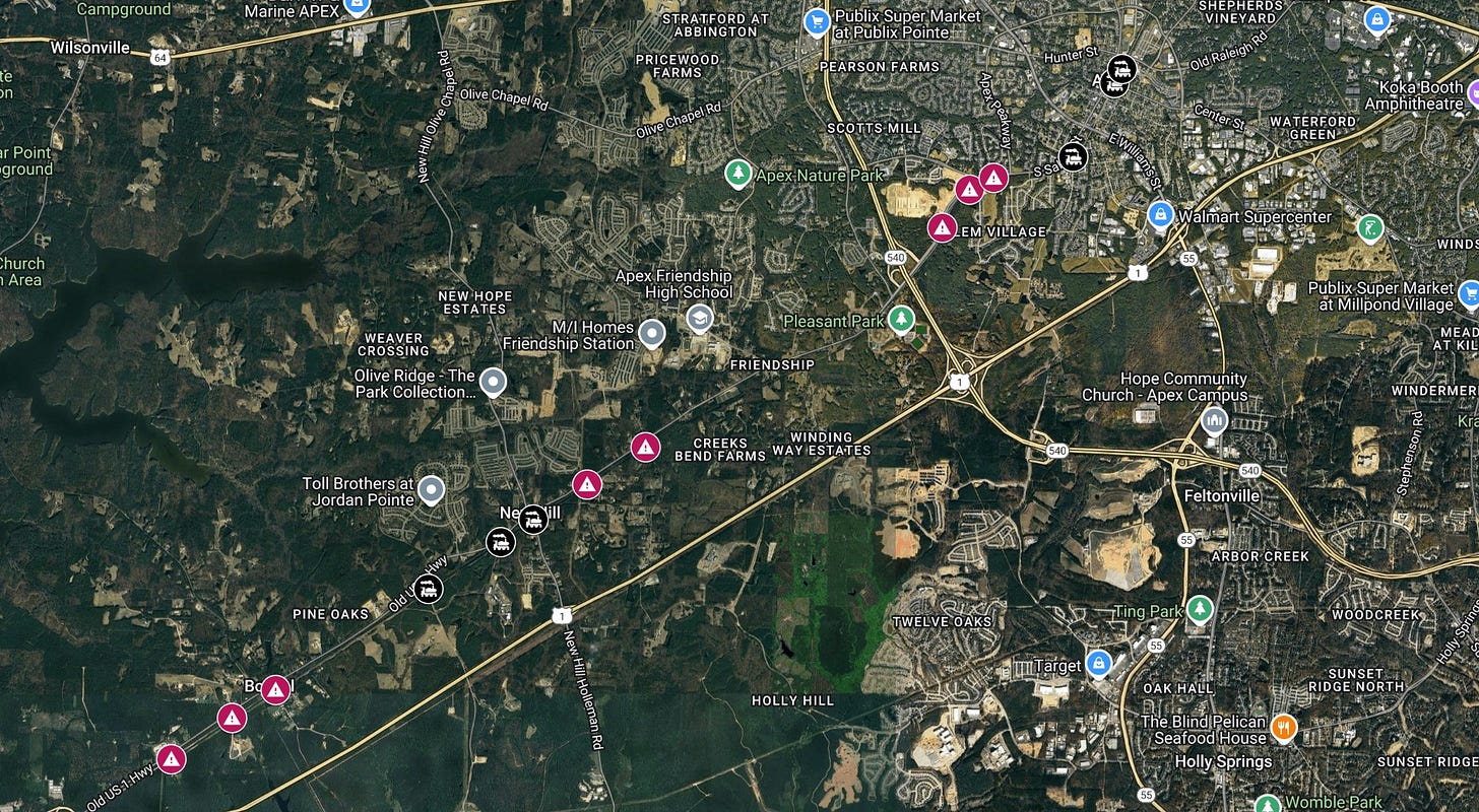 May be an image of map