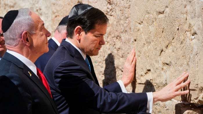 Marco Rubio meets Benjamin Netanyahu in Israel after Qatar strike