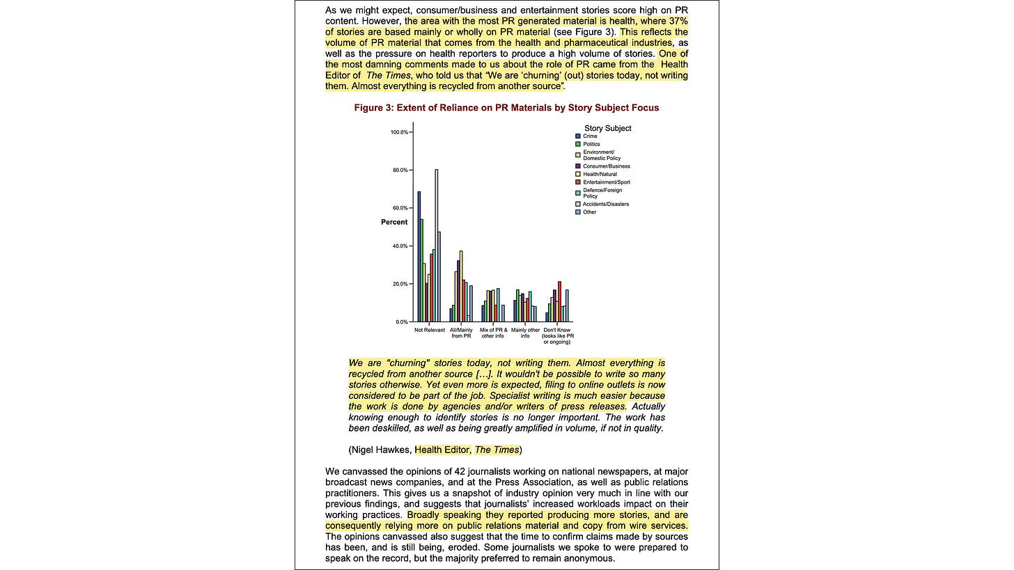 The Quality and Independence of British Journalism: Tracking the Changes Over 20 Years (Lewis et al., 2006)