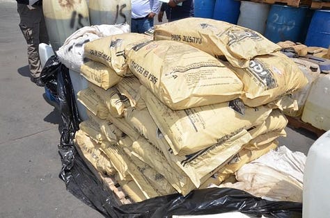 seized from drug cartels