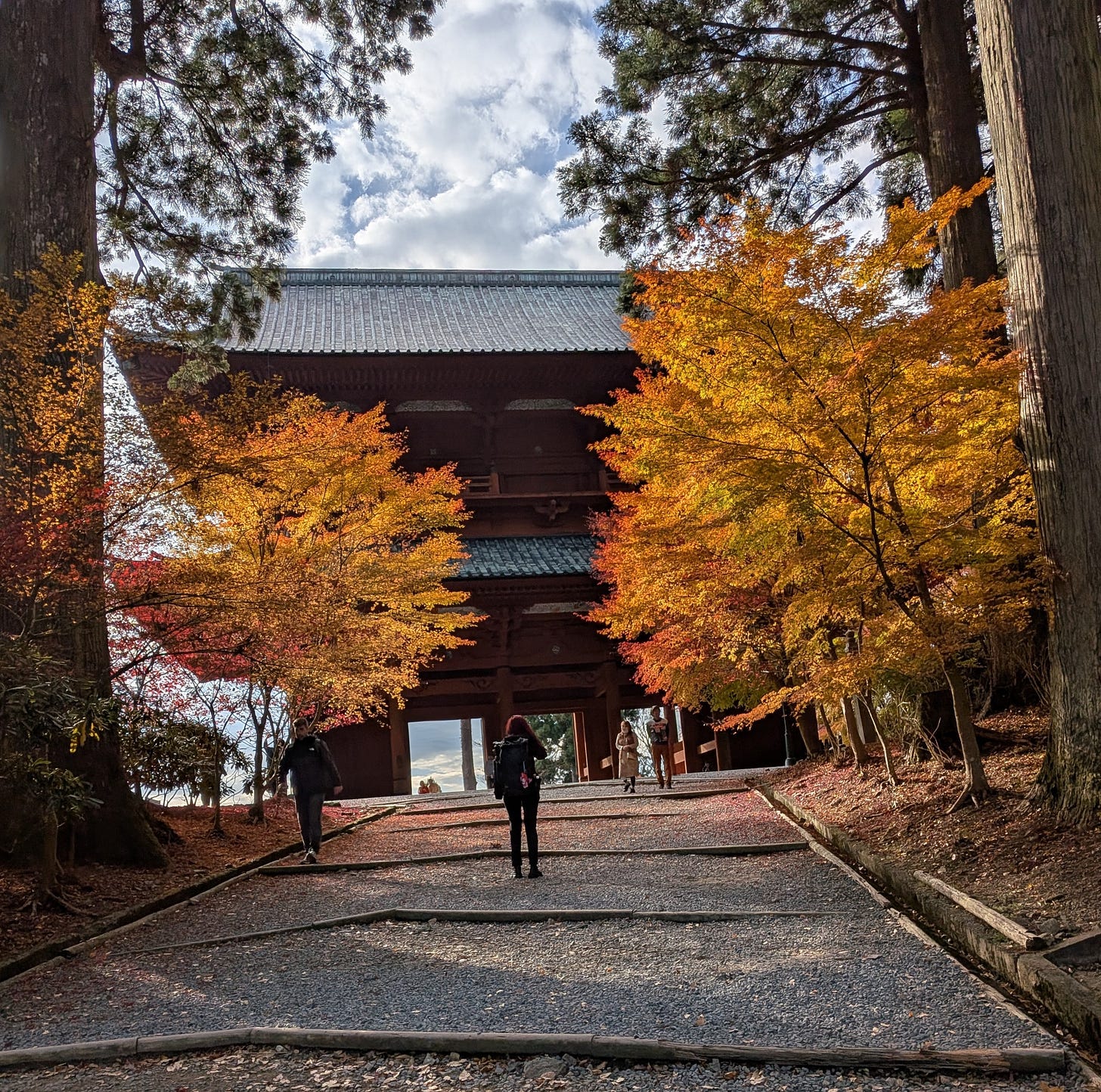 Entrance gate to Koyasan