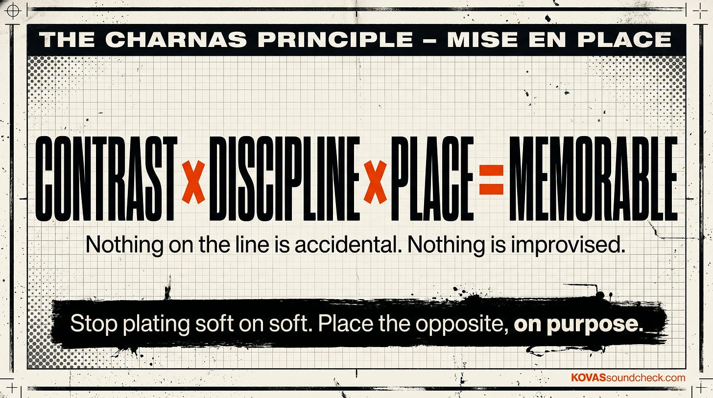 Everything In Its Place - Mise en Place Everything In Its Place - Mise en Place