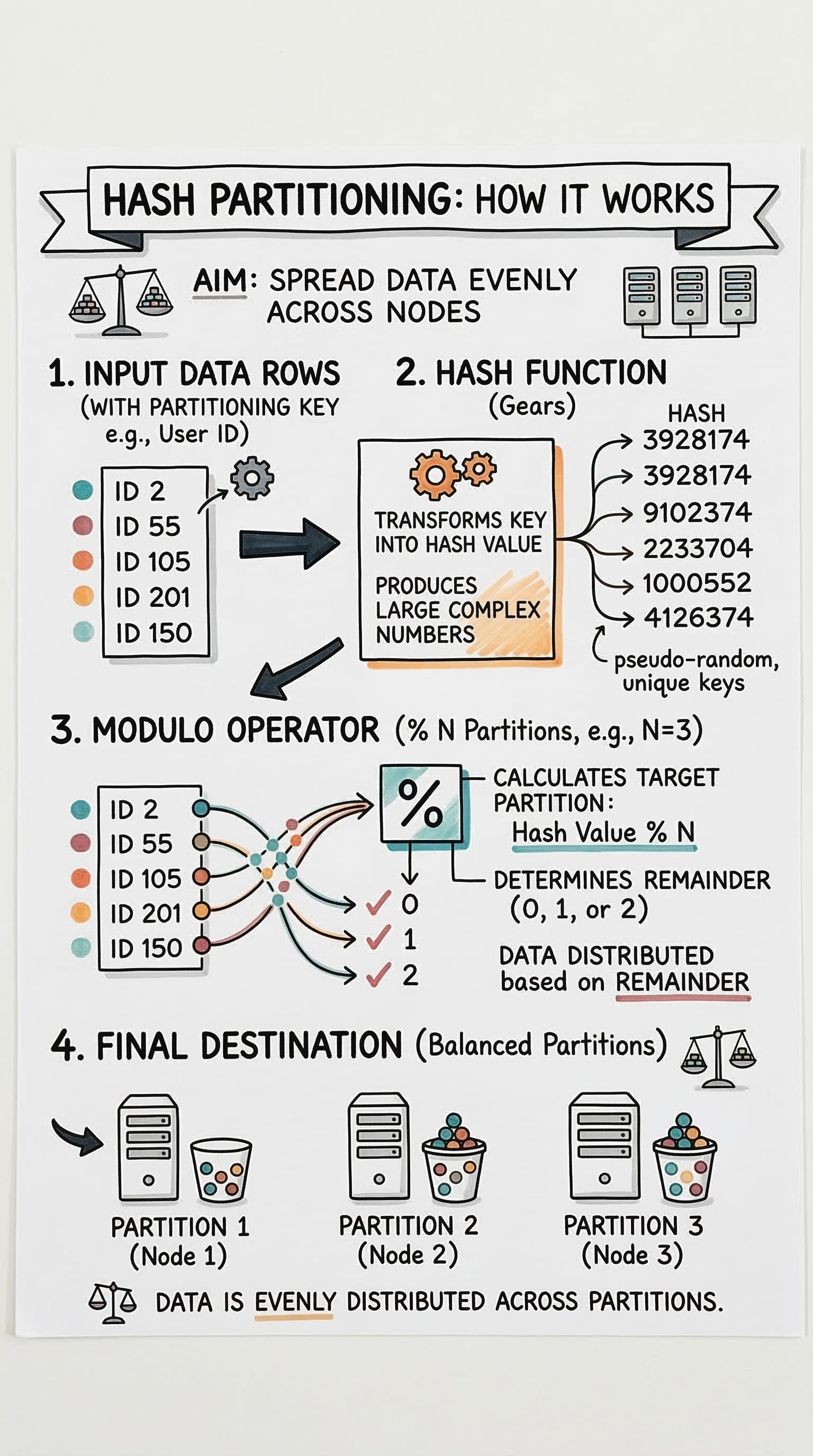 Data Partitioning Explained: How Databases Split Data Across Multiple ...
