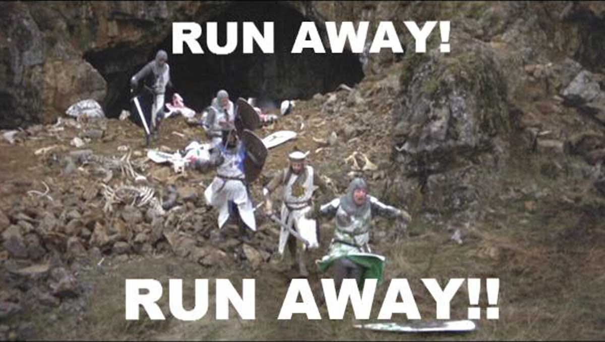 Leave' campaign's Brexit strategy basically Monty Python's retreat strategy  – NewsThump